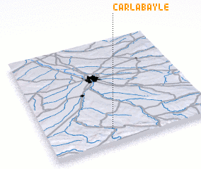 3d view of Carla-Bayle