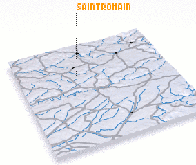 3d view of Saint-Romain