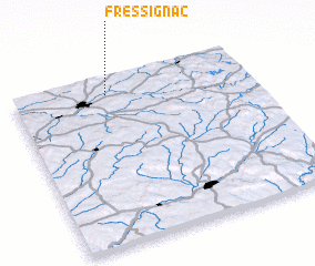 3d view of Fressignac