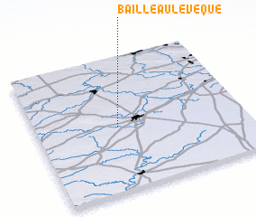 3d view of Bailleau-lʼÉvêque