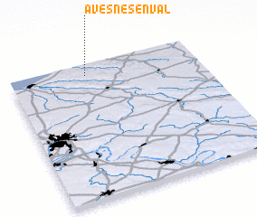 3d view of Avesnes-en-Val