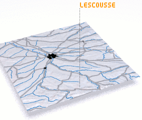 3d view of Lescousse