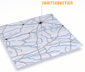 3d view of Saint-Sébastien