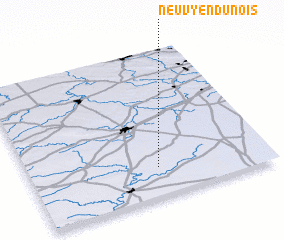 3d view of Neuvy-en-Dunois