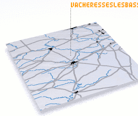 3d view of Vacheresses-les-Basses