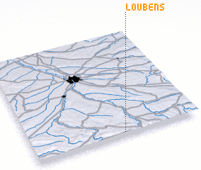 3d view of Loubens