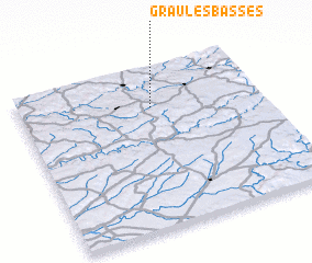 3d view of Graules Basses