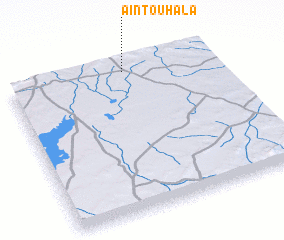 3d view of ʼAïn Touhala