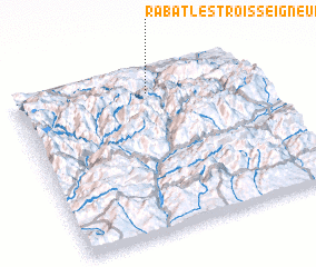 3d view of Rabat-les-Trois-Seigneurs