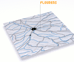 3d view of Flourens