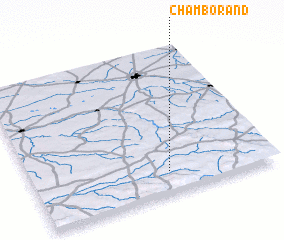 3d view of Chamborand