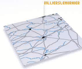 3d view of Villiers-le-Morhier