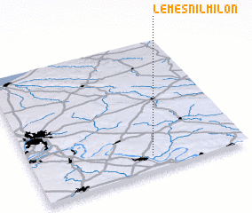 3d view of Le Mesnil-Milon