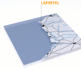 3d view of Le Portel