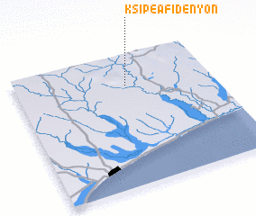 3d view of Ksipé Afidényon