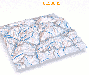 3d view of Les Bons