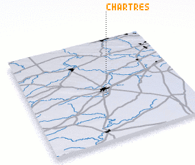 3d view of Chartres