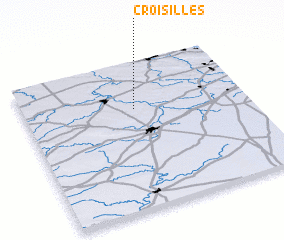 3d view of Croisilles