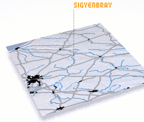 3d view of Sigy-en-Bray