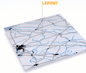 3d view of LʼÉpinay