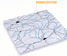 3d view of Neuvic-Entier