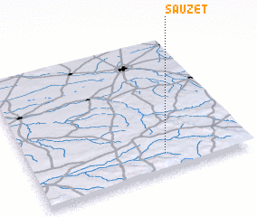 3d view of Sauzet