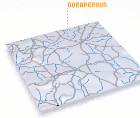 3d view of Gorapèroun