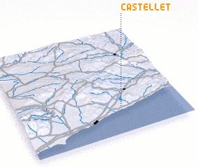 3d view of Castellet