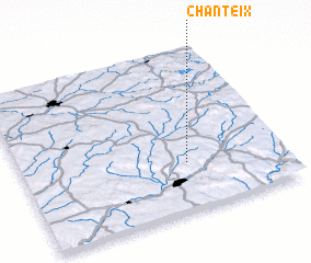 3d view of Chanteix