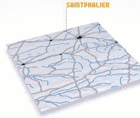 3d view of Saint-Phalier