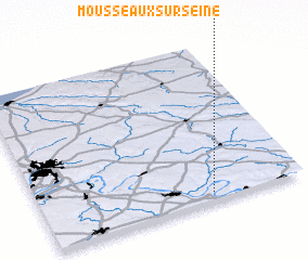 3d view of Mousseaux-sur-Seine