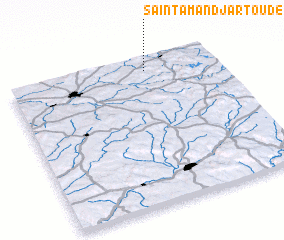 3d view of Saint-Amand-Jartoudeix