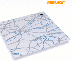 3d view of Sembleçay