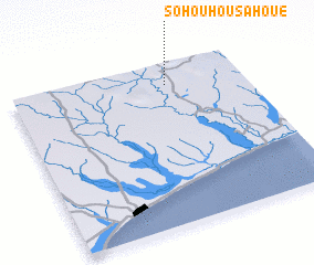 3d view of Sohouhousahoué