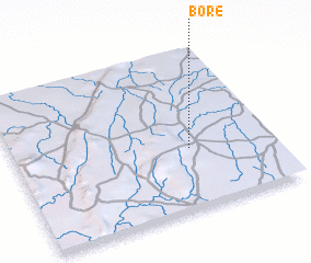 3d view of Boré