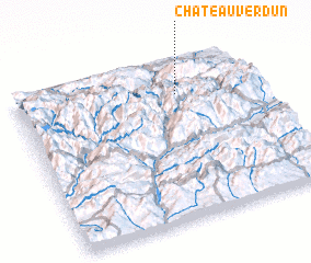 3d view of Château-Verdun