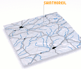 3d view of Saint-Moreil
