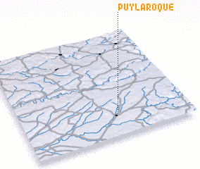 3d view of Puylaroque