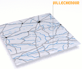 3d view of Villechenour