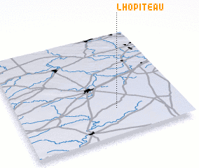 3d view of LʼHôpiteau