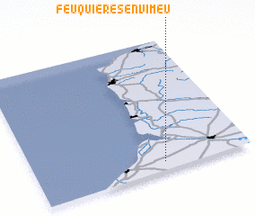 3d view of Feuquières-en-Vimeu