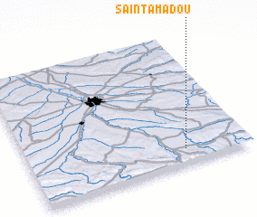 3d view of Saint-Amadou