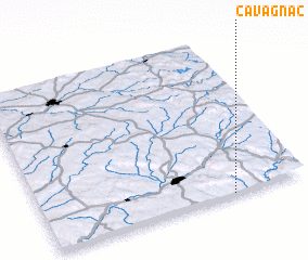 3d view of Cavagnac