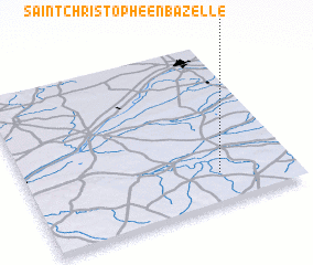 3d view of Saint-Christophe-en-Bazelle