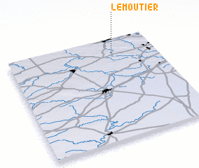 3d view of Le Moutier