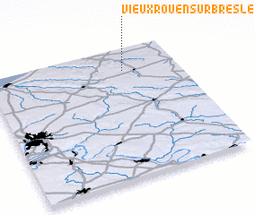 3d view of Vieux-Rouen-sur-Bresle