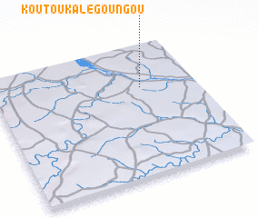 3d view of Koutoukalé Goungou