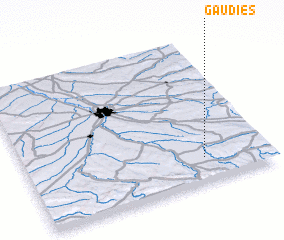 3d view of Gaudiès