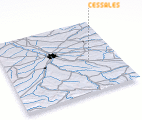 3d view of Cessales
