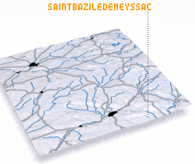 3d view of Saint-Bazile-de-Meyssac